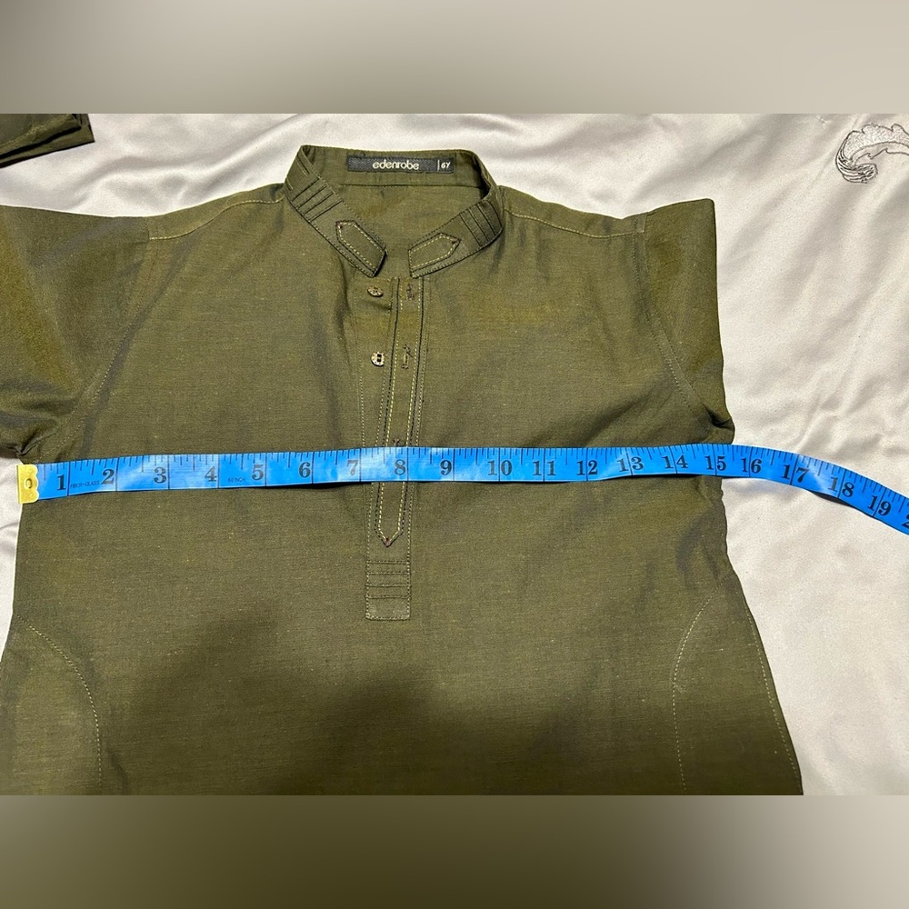 Ededrobe Boys Green Waist Coat Suit - Picture 7 of 10
